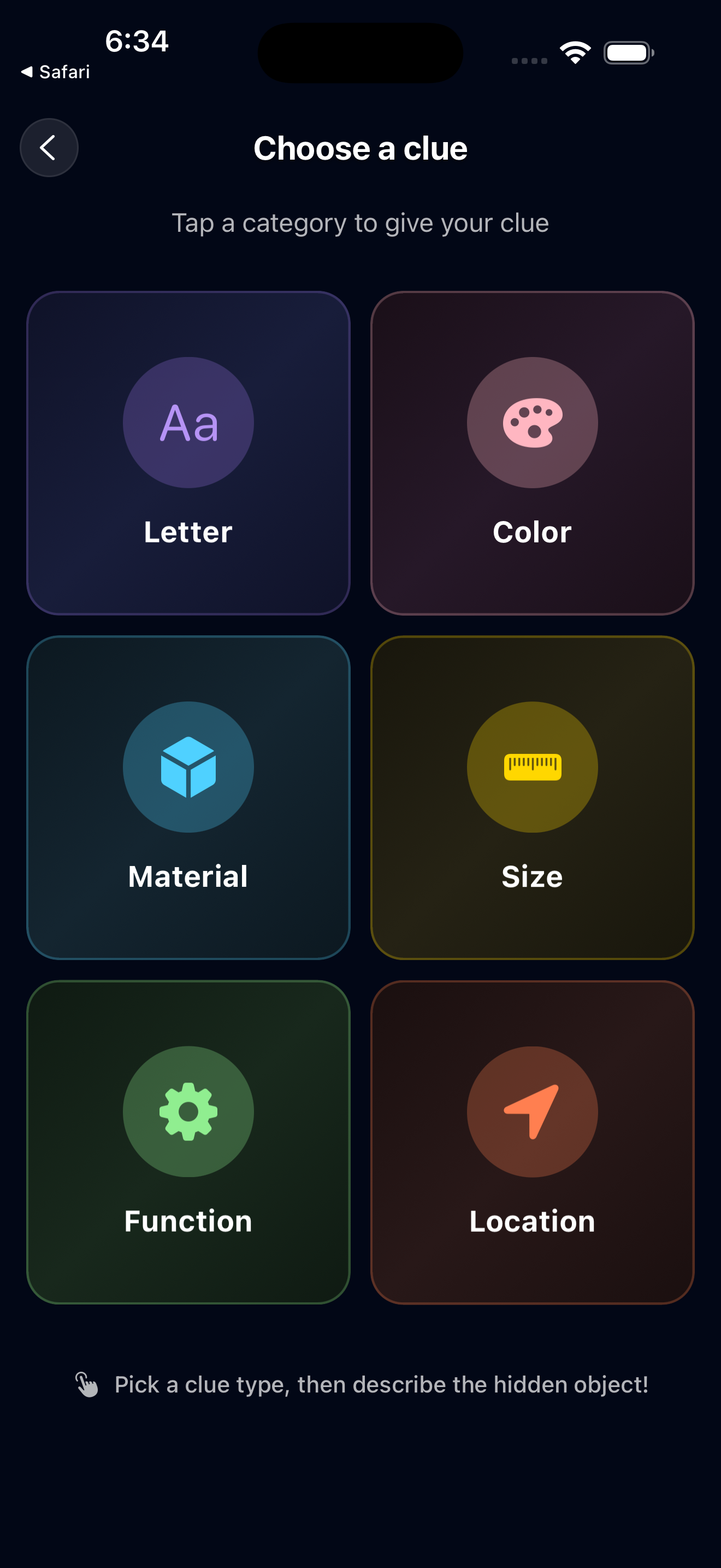 Temperature feedback - Hot, Cold, Found