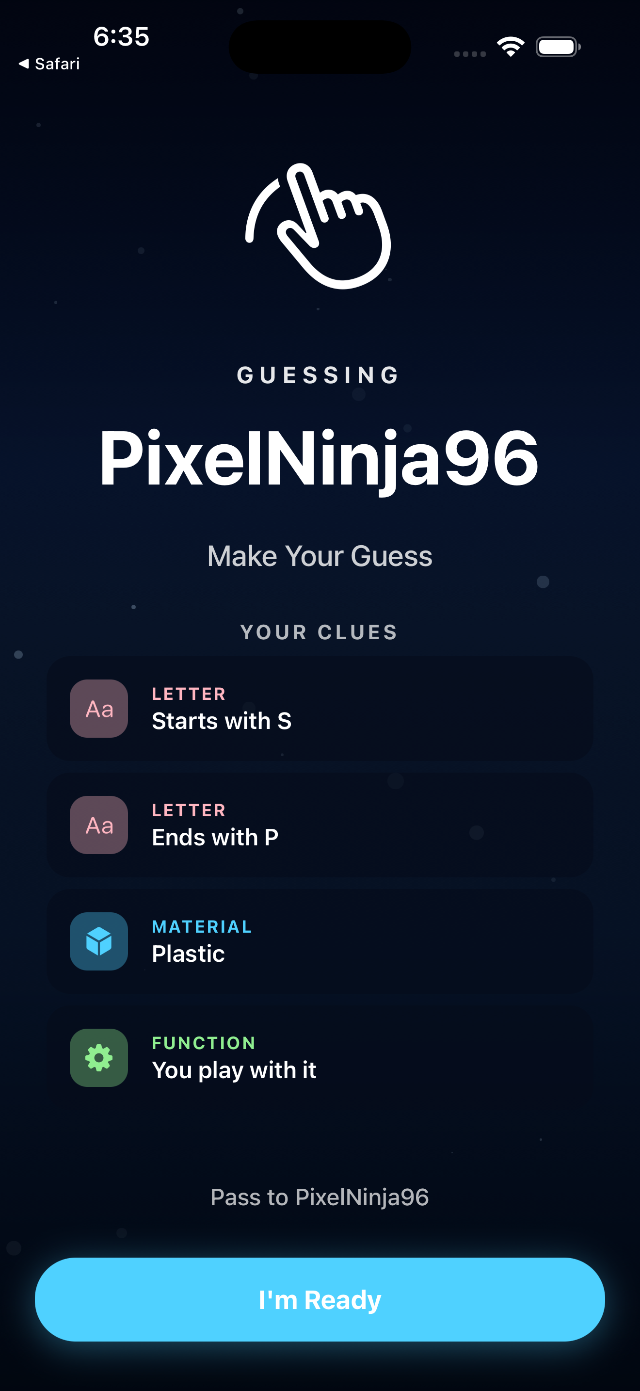 Challenge shareable link